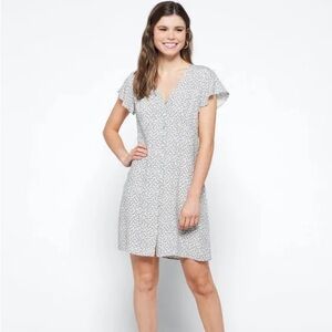 Rails Helena Floral Minidress in Blue Garden